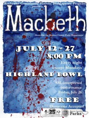 Review: MACBETH at Rochester Community Players Shakespeare Program Image