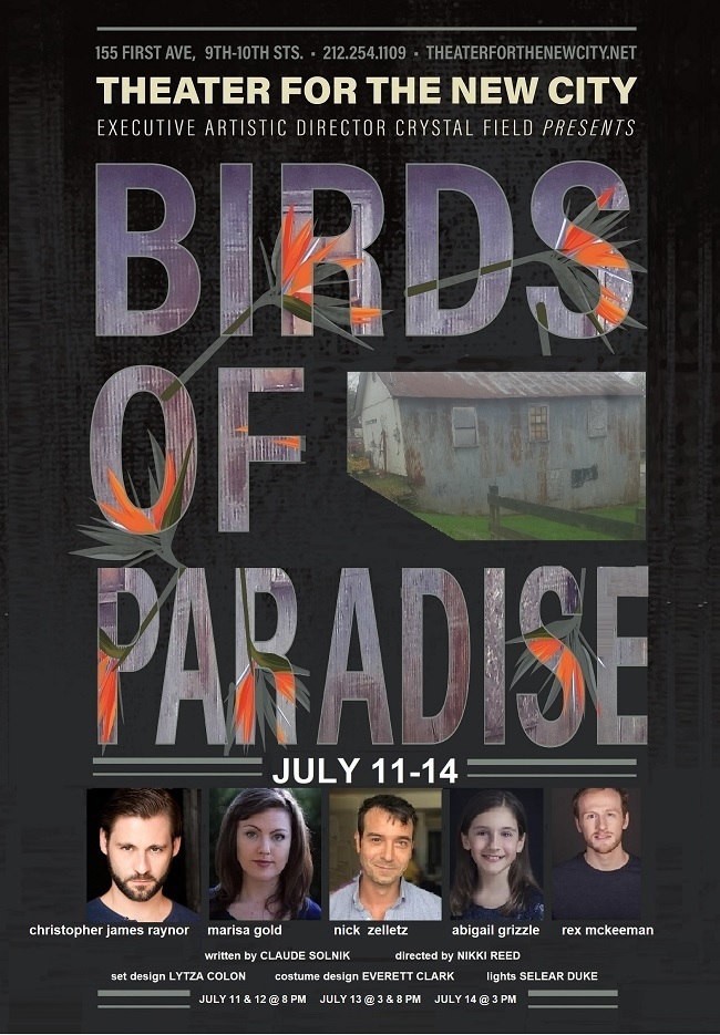 BIRDS OF PARADISE Takes Flight At Theater For The New City 