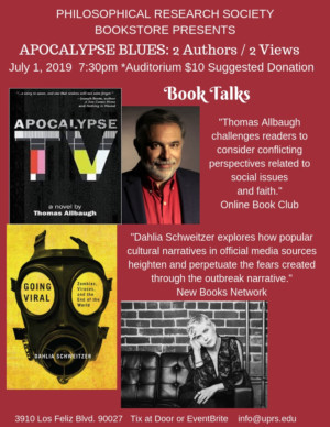 Philosophical Research Society Presents APOCALYPSE ANXIETY Book Talks Image