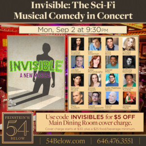 Anthony Norman And Krystina Alabado Will Lead INVISIBLE At Feinstein's/54 Below  Image