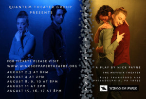 Quantum Theater Group & Wings Of Paper Theatre Co. Present CONSTELLATIONS  Image