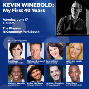 Kevin Winebold Hosts Broadway Birthday Benefit, June 17 