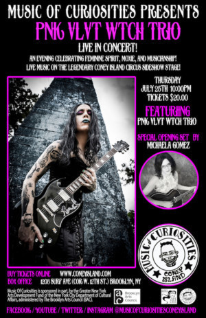 Music Of Curiosities Coney Island Presents PNK VLVT WTCH TRIO Live In Concert! Image