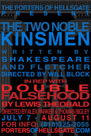 The Porters' DOUBLE FALSEHOOD Returns Sunday; TWO NOBLE KINSMEN Opens A Week From Saturday!  Image