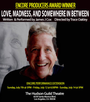 LOVE, MADNESS, AND SOMEWHERE IN BETWEEN Extends Into July At The Hudson Guild Theatre Image