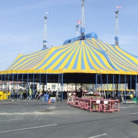 PHOTO FLASH: KOOZA Tent Goes Up at Del Mar Fairgrounds Video