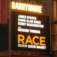 Photo Preview: RACE Marquee Unveiled at the Barrymore Theatre
