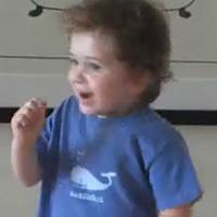 STAGE TUBE: 'The Littlest HAIR Fan' - Pure Joy!
