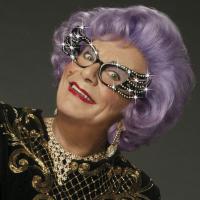 Dame Edna Sounds Off on Michael Feinstein's Similar Show Name Video