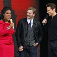 STAGE TUBE: Hugh Jackman And Daniel Craig Surprise Oprah In NYC! Video