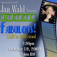 New Conservatory Theatre Center Presents JAN WAHL, REAL FABULOUS: LGBT IN HOLLYWOOD on 10/19