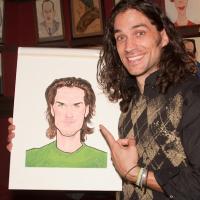 Photo Coverage: HAIR Stars Gavin Creel and Will Swenson Unveil Their Sardi's…