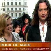 STAGE TUBE: 'ROCK OF AGES' Stars Maroulis & Spanger Visit CBS's 'EARLY SHOW'