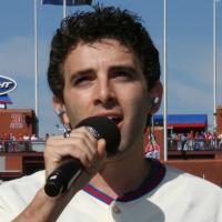 Photo Flash: JERSEY BOYS Star Jarrod Spector Sings National Anthem for the Phillies Video