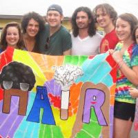 Photo Flash: The Cast of HAIR Visits Stagedoor Manor Video