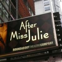 Photo Coverage: The 'AFTER MISS JULIE' Theatre Marquee Debuts On 42nd St! Video