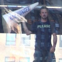 Photo Coverage: David Arquette Promotes The 'BAR HUNGER Campaign' Video