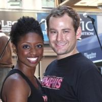 Photo Coverage: Bryan, DiPietro And The MEMPHIS Cast Celebrate Shubert Theatre Box…