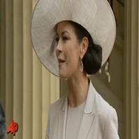 STAGE TUBE: Catherine Zeta-Jones Receives CBE From Prince Charles Video