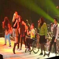STAGE TUBE: Gwyneth Paltrow Makes GLEE Tour Appearance! Video