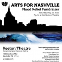 ARTS FOR NASHVILLE flood benefit set for Saturday, 5/22 at Keeton Theatre
