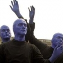Photo Coverage: Members of the Blue Man Group Promote a Show in Vienna