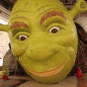 Macy's Thanksgiving Day SHREK Balloon Installed