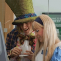Photo Coverage: ALICE IN WONDERLAND Visits the Bank! Video