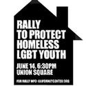 Rally Held at Union Square In Support Of Homeless LGBT Youth 6/14