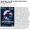 'Not Legitimate Reviewers' Says SPIDER-MAN's Cohl Video