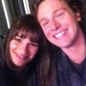 Photo Flash: Jonathan Groff Reunites with Lea Michele for GLEE!
