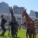 Photo Flash: WAR HORSE Puppets Visit Illumination Lawn