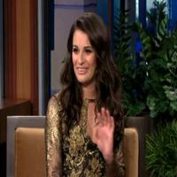 STAGE TUBE: Lea Michele Visits TONIGHT SHOW