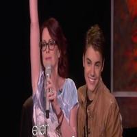 STAGE TUBE: Megan Mullally Serenades Justin Beiber!