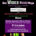 WICKED Cast Holds WICKED, WICKED WAYS Cabaret, 9/26 Video
