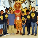 Photo Flash: THE LION KING Visits Walter V. Long Elementary Video