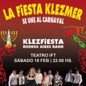 Buenos Aires Klezfiesta Band Announces JOIN THE CARNIVAL for 2/18