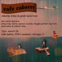 Janet Kane and Roberta Miles Host CAFE CABARET, 3/16 Video