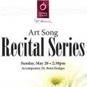 Opera Idaho Presents Free Art Song Recital, 5/20