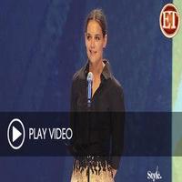 Fashion TV: Sneak Peak at Katie Holmes Presenting Carolina Herrera with the Designer  Video