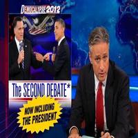VIDEO: Jon Stewart Talks 2nd Presidential Debate on THE DAILY SHOW Video