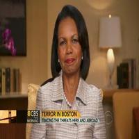 VIDEO: Condoleezza Rice Talks Boston Bombings on CBS Video