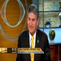 VIDEO: Sen. Manchin (D-WV) Talks Gun Control on CBS Video