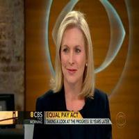 VIDEO: Sen. Gillibrand Talks Equal Pay Act on CBS THIS MORNING Video