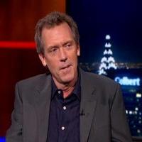 VIDEO: Hugh Laurie Visits THE COLBERT REPORT Video