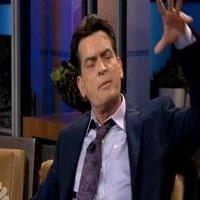 VIDEO: Charlie Sheen Talks Selma Blair 'Anger Management' Exit on LENO Video