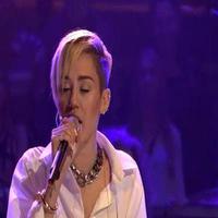 VIDEO: Miley Cyrus Performs 'Wrecking Ball' on FALLON Video