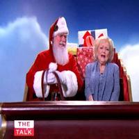 VIDEO: Betty White & Santa Swoop in to CBS's THE TALK Video