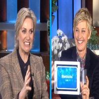 VIDEO: Jane Lynch & Ellen Play Heated Game of "Heads Up' on ELLEN
