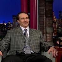 VIDEO: Drew Brees Talks Super Bowl, Richard Sherman on LETTERMAN